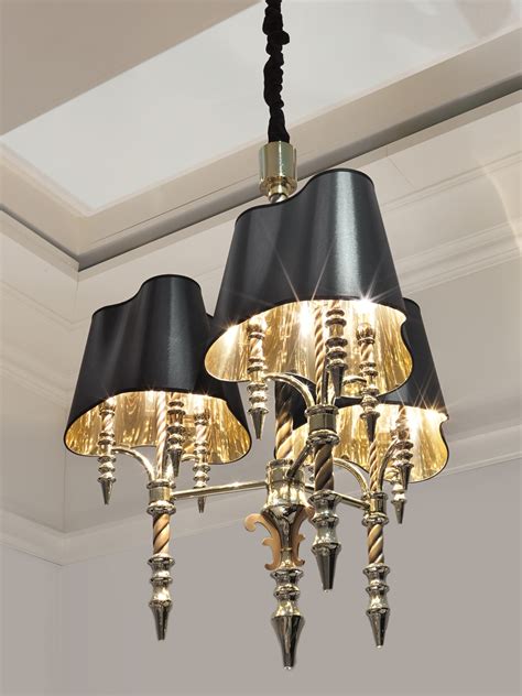 black metal chandelier with fabric shades|modern black hanging chandeliers.